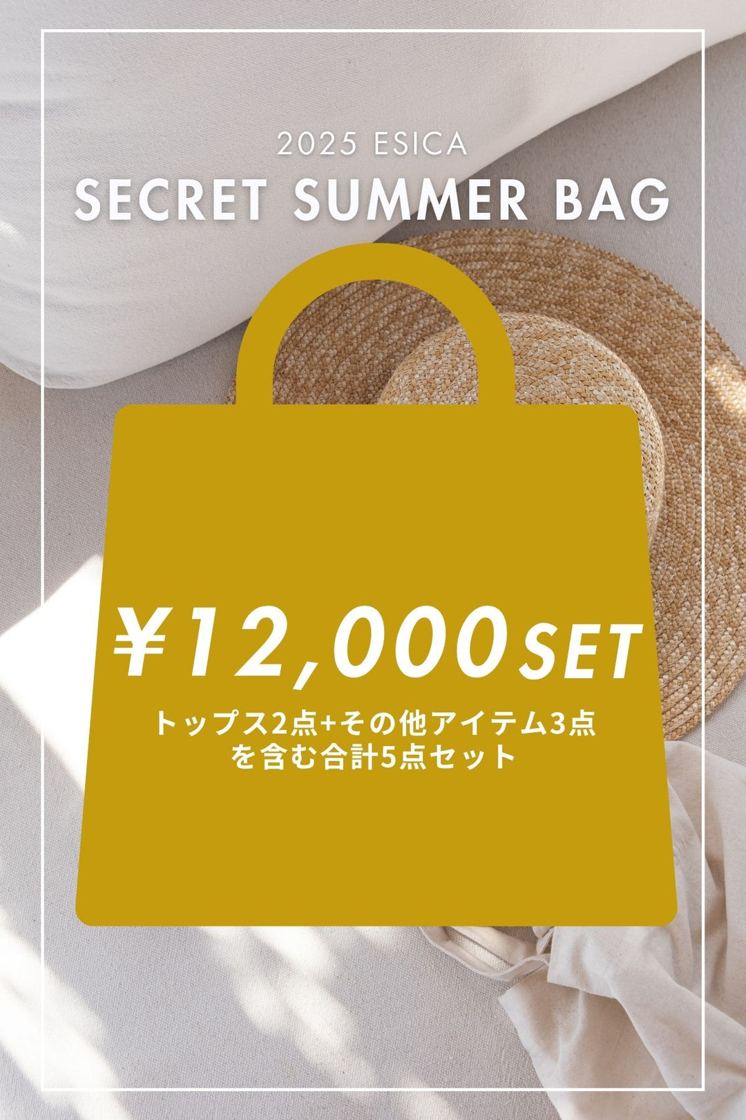 【本日13時まで!】SECRET SUMMER BAG (トップス2点含む計5点入り)
