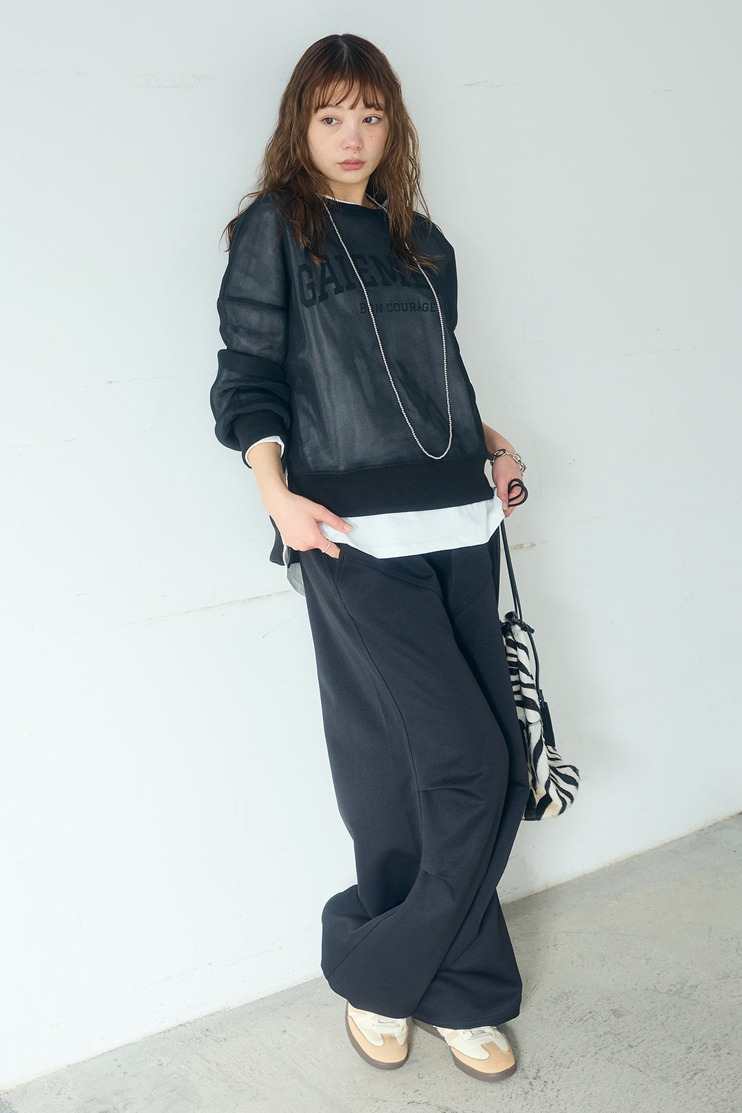 [SET]クリアダンボールプルオーバー+フロントロゴビッグプルオーバー(2set)