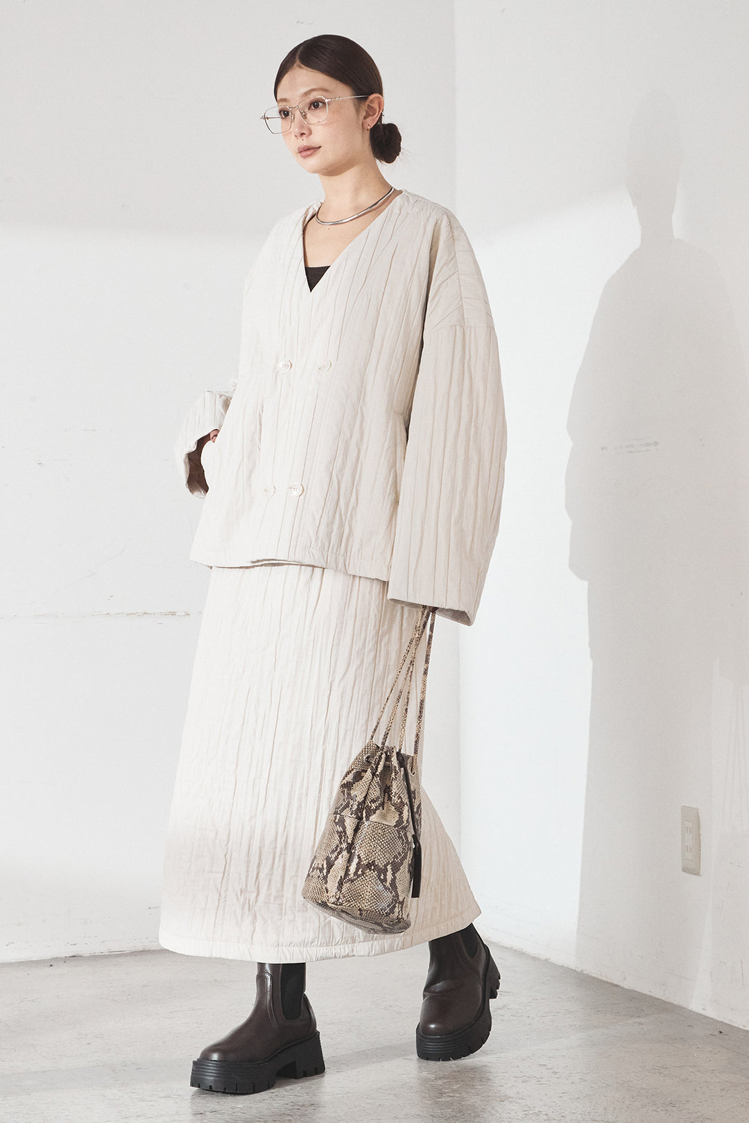 [SET]ワッシャーアウタースカートSETUP