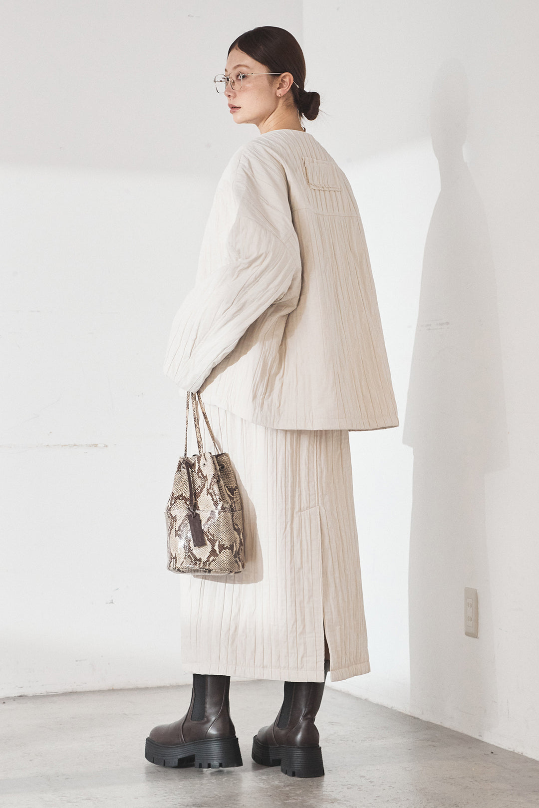 [SET]ワッシャーアウタースカートSETUP