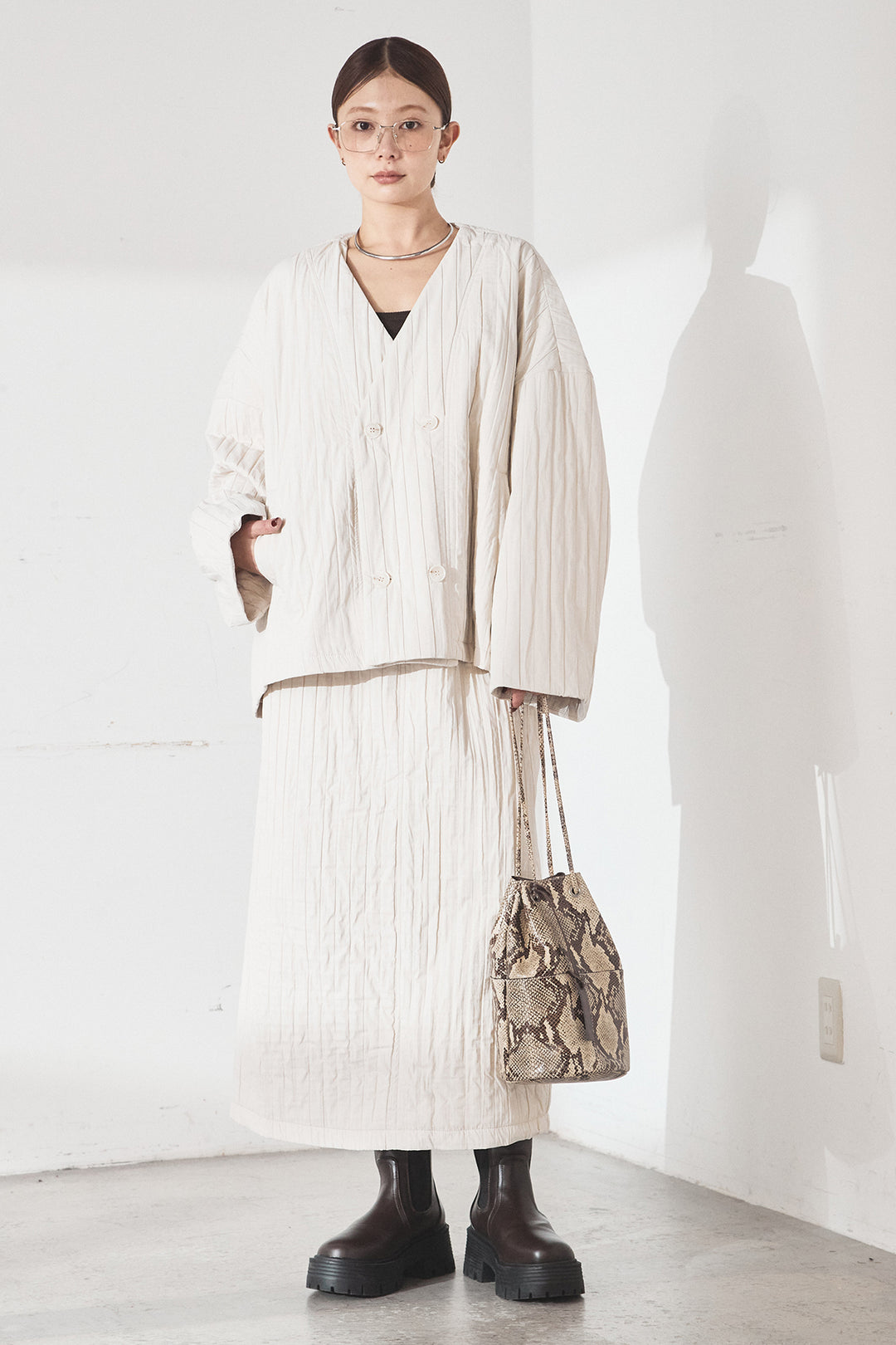 [SET]ワッシャーアウタースカートSETUP