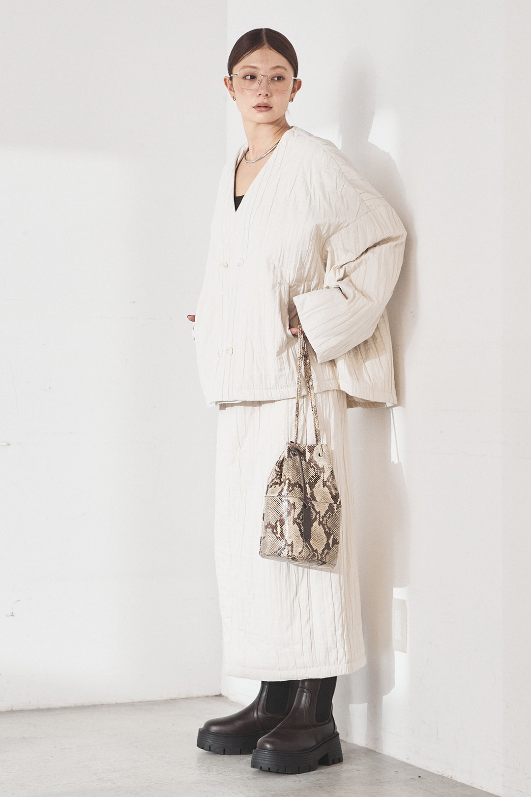 [SET]ワッシャーアウタースカートSETUP