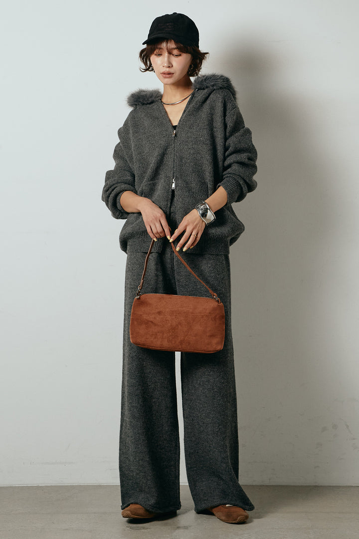 【着回しセット】[SET]ファー付きフーディーニットSETUP+ファー付きフーディーニットSETUP(2set)