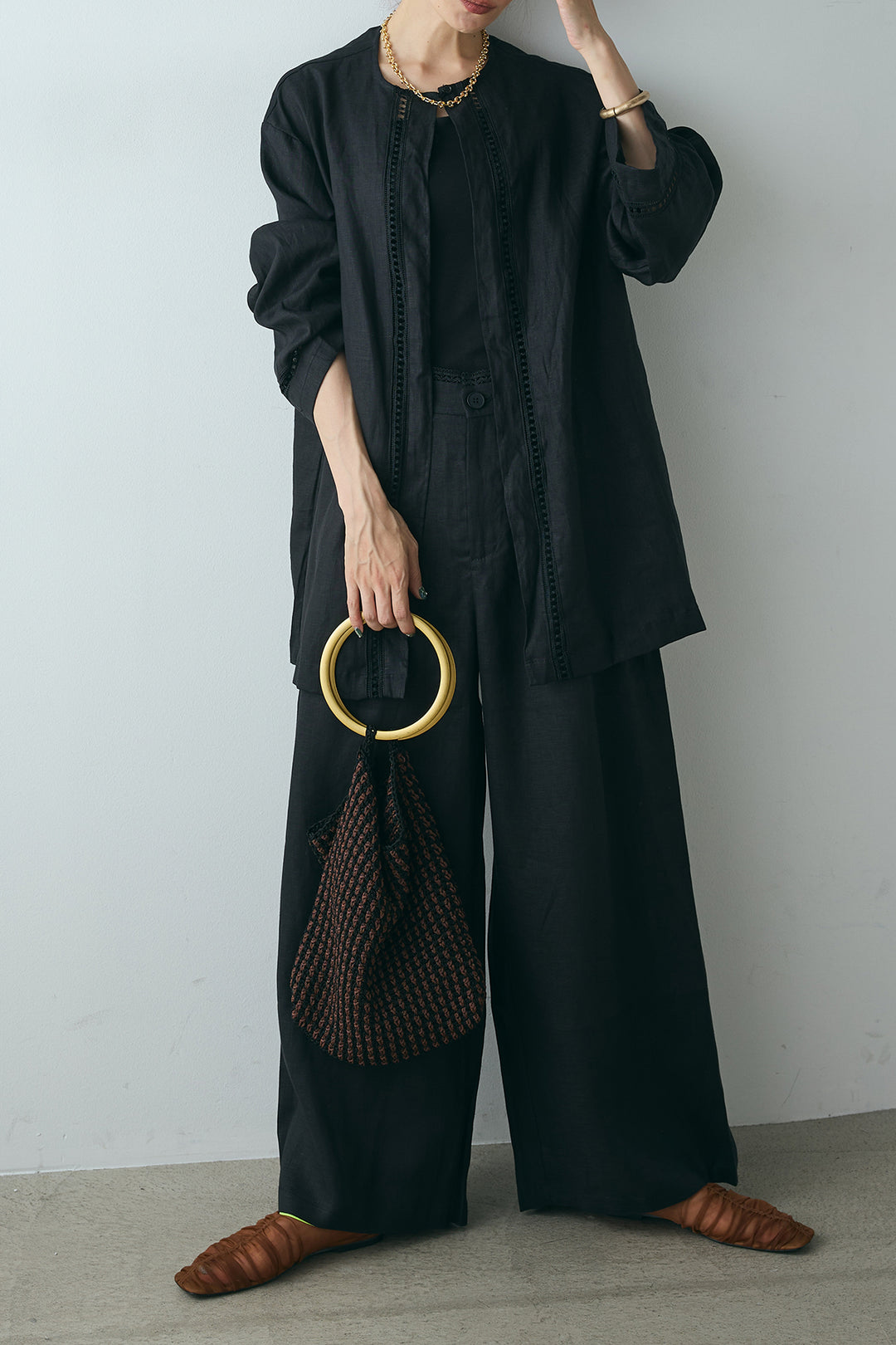 [SET]リネン刺繍デザインSETUP【麻100%】