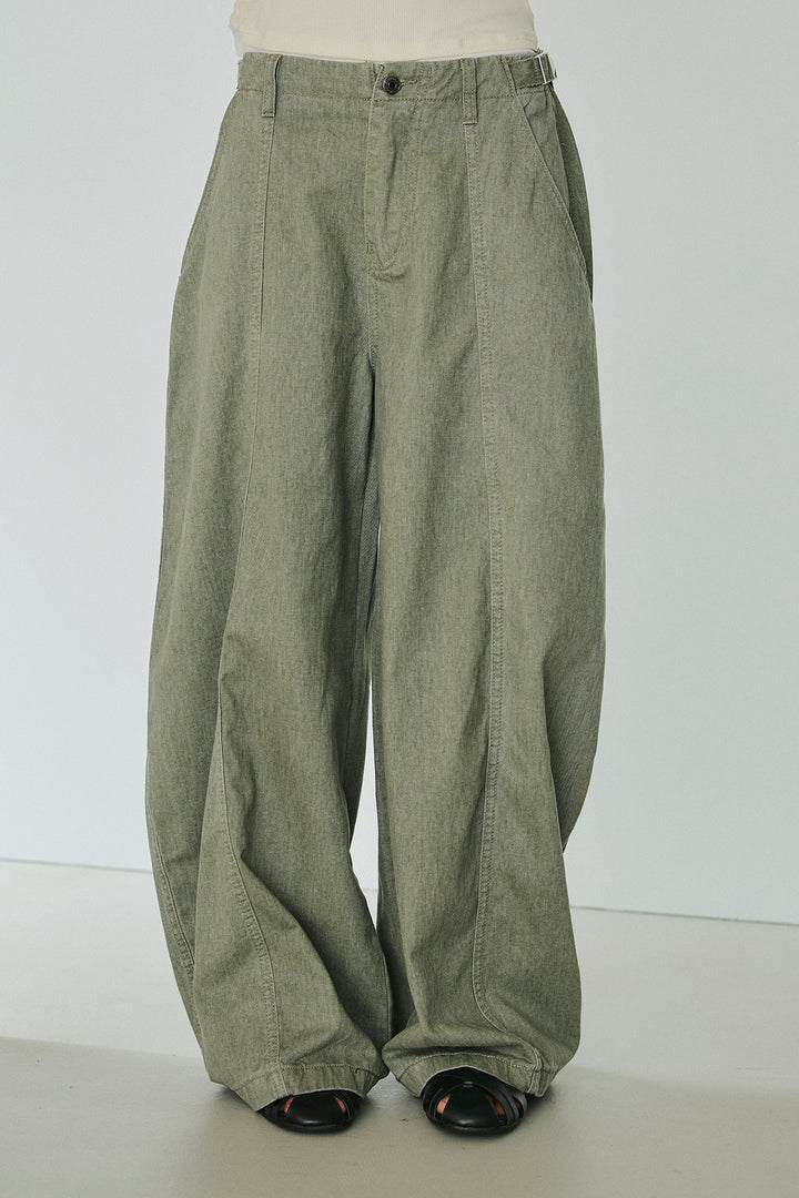 [SET]シアージャガードハーフスリーブテーラードジャケット+サイドベルトカーブワイドパンツ+配色ヘンリーネックタンクトップ(3set)