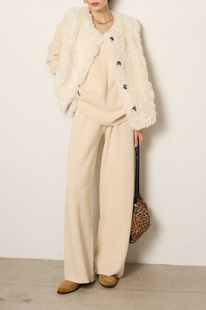 [SET]リラックスワッフルニットSETUP