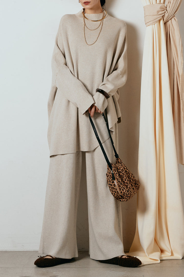 [SET]ポンチョシルエットニットSETUP