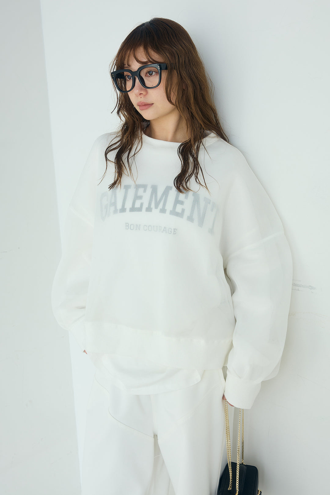 [SET]クリアダンボールプルオーバー+フロントロゴビッグプルオーバー(2set)