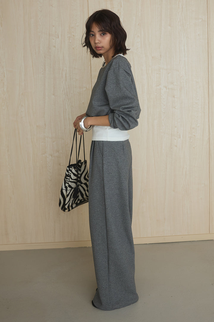 [SET]レイヤード見えスウェットSETUP