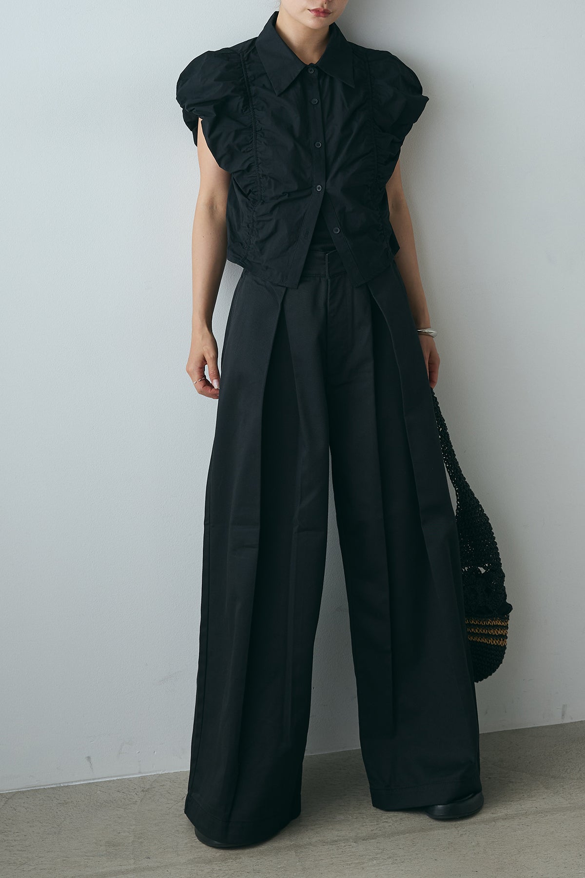 Outil ワイドチノ OUTIL outil ウティチノパンワイドパンツ