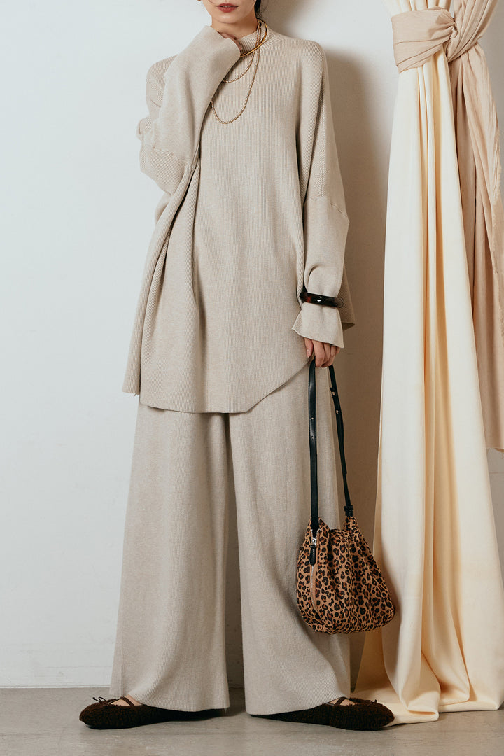 [SET]ポンチョシルエットニットSETUP