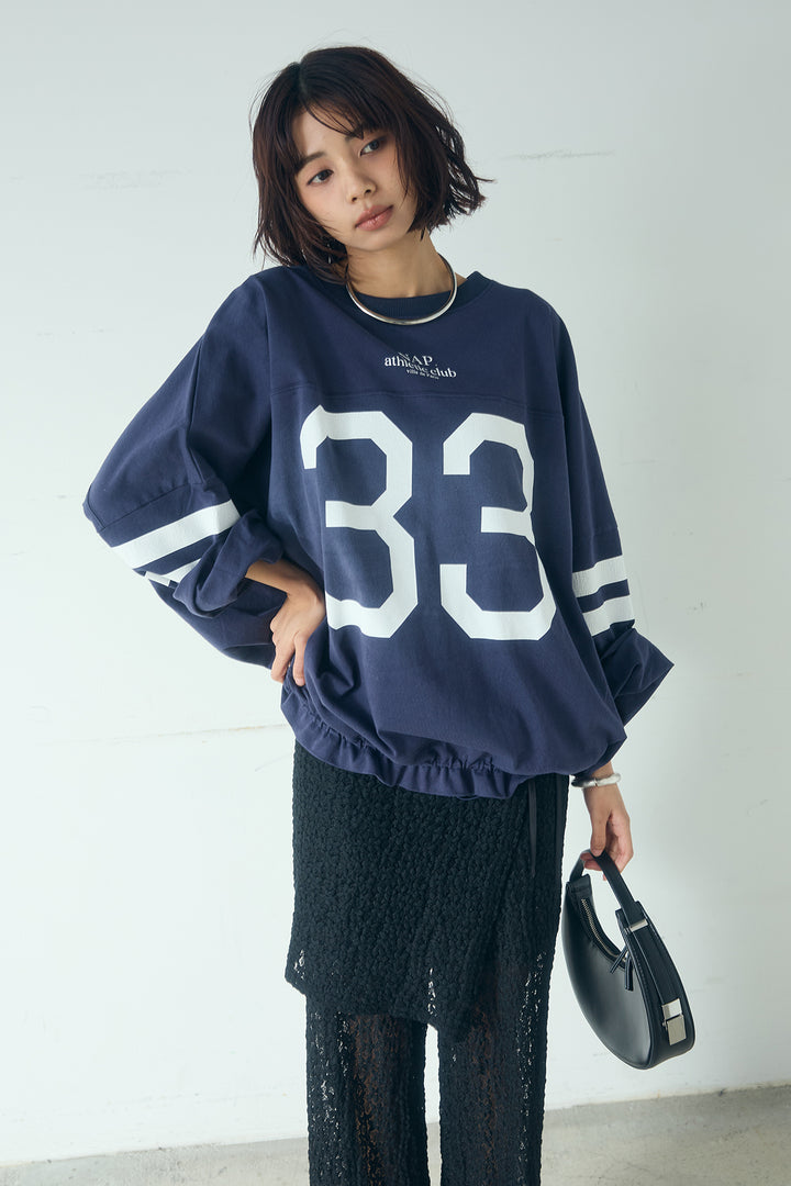 [SET]裾ドロストナンバービッグTシャツ+ストレッチレースパンツ＆ラップスカートセット(2set)