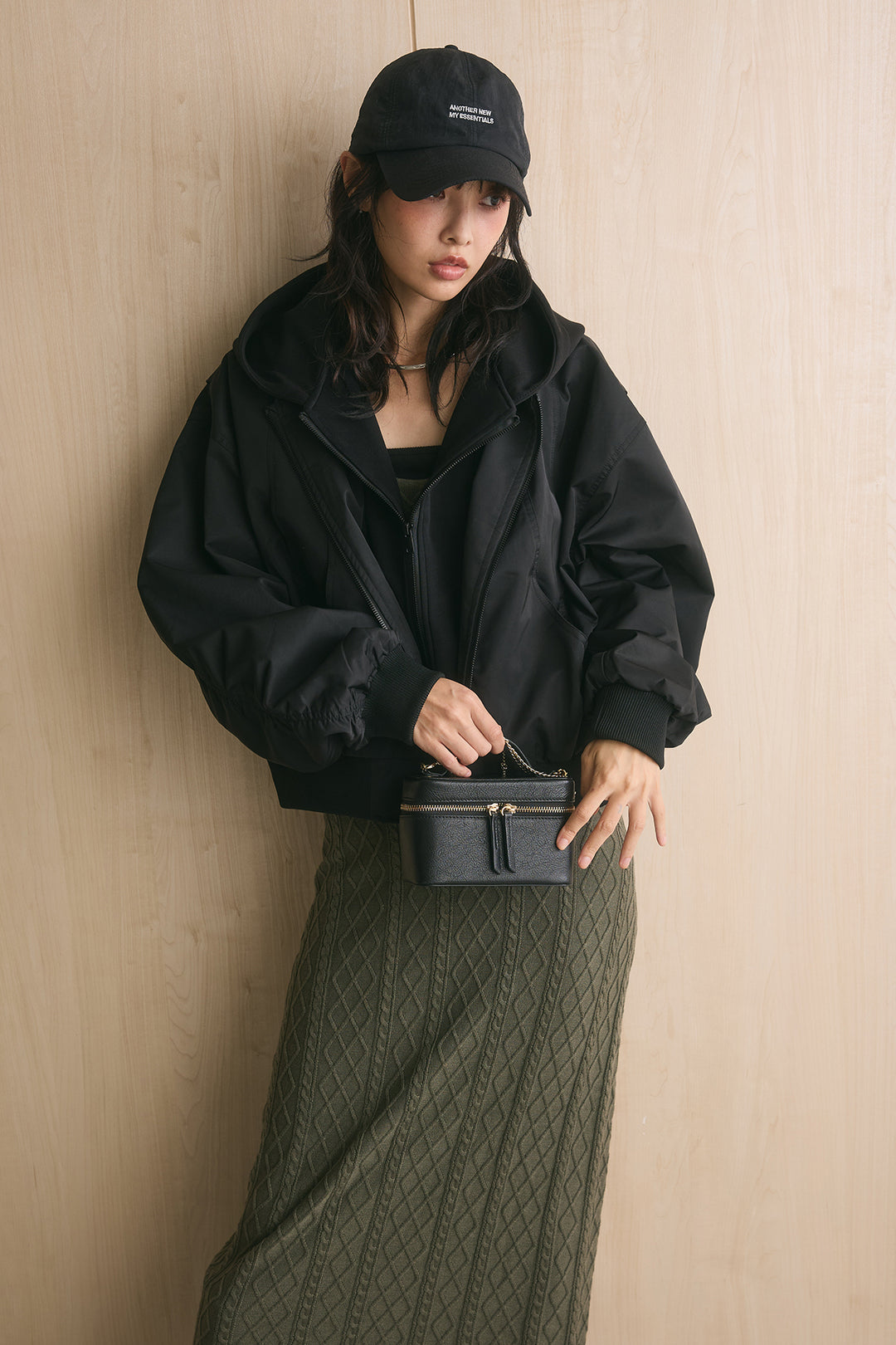 フード付きMA1
