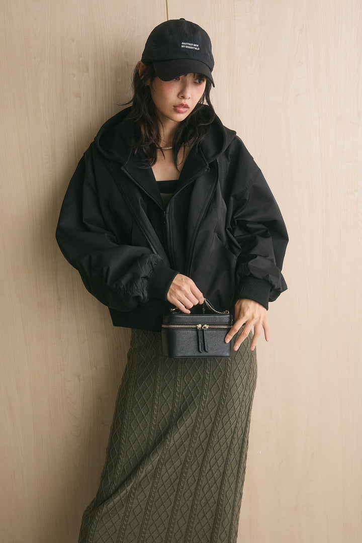 フード付きMA1