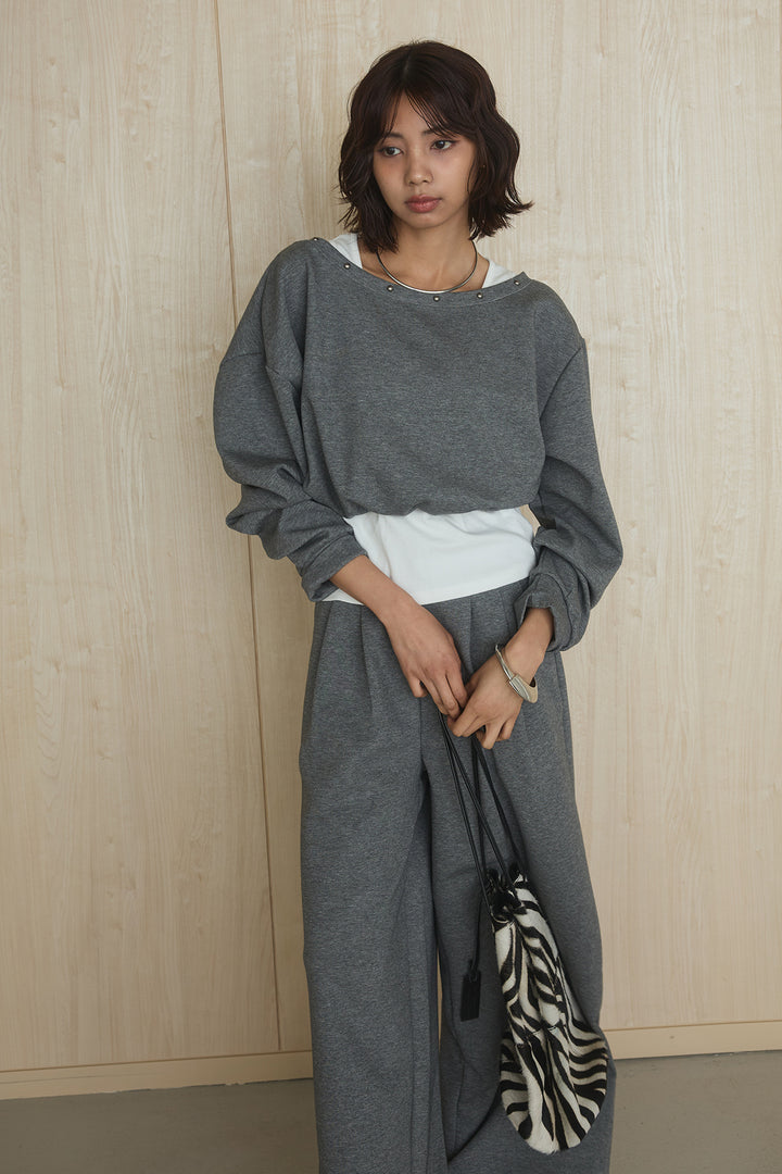 [SET]レイヤード見えスウェットSETUP