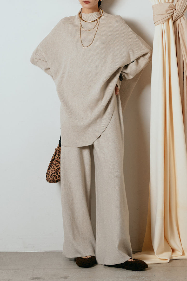 [SET]ポンチョシルエットニットSETUP