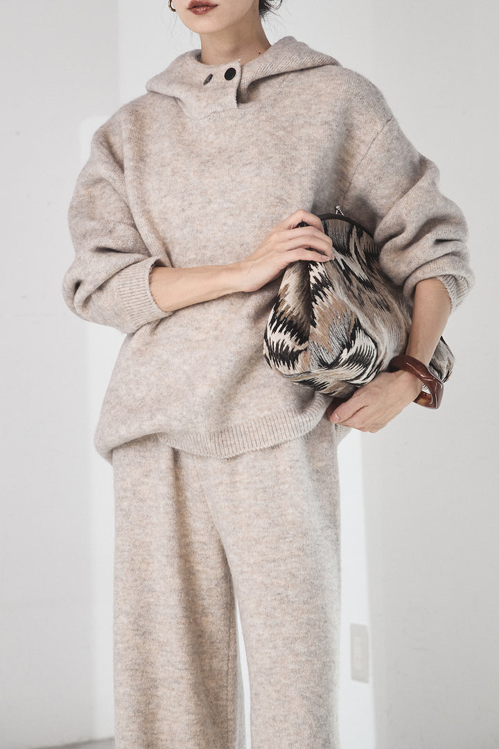 [SET]ハイネックニットフーディーSETUP