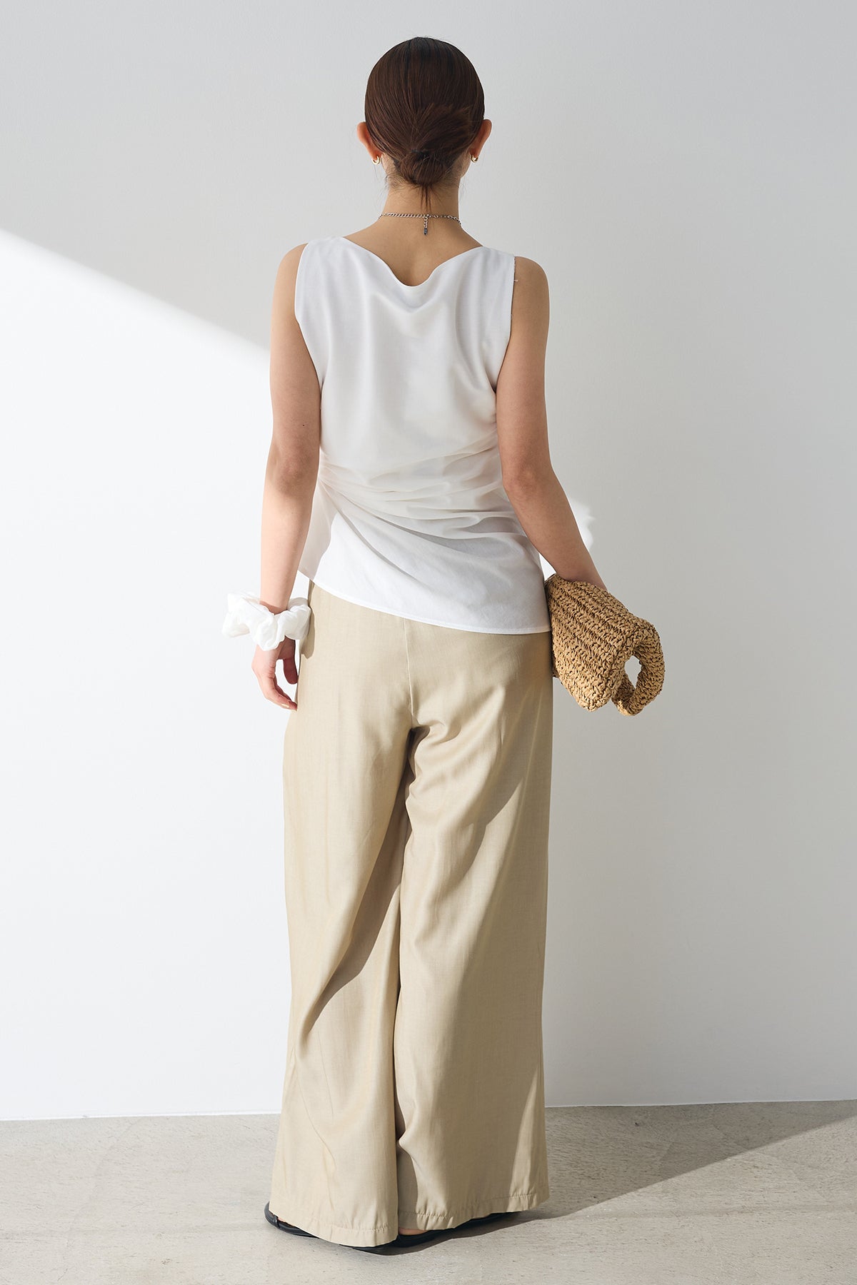 KAPITAL キャピタル ギャザーデザインリネンワイドパンツ NB20 KAPITAL キャピタル ギャザーデザインリネンワイドパンツ NB20