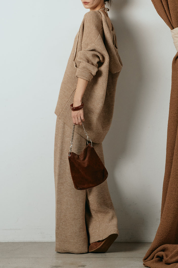 [SET]ホルターネックケーブルニットSETUP