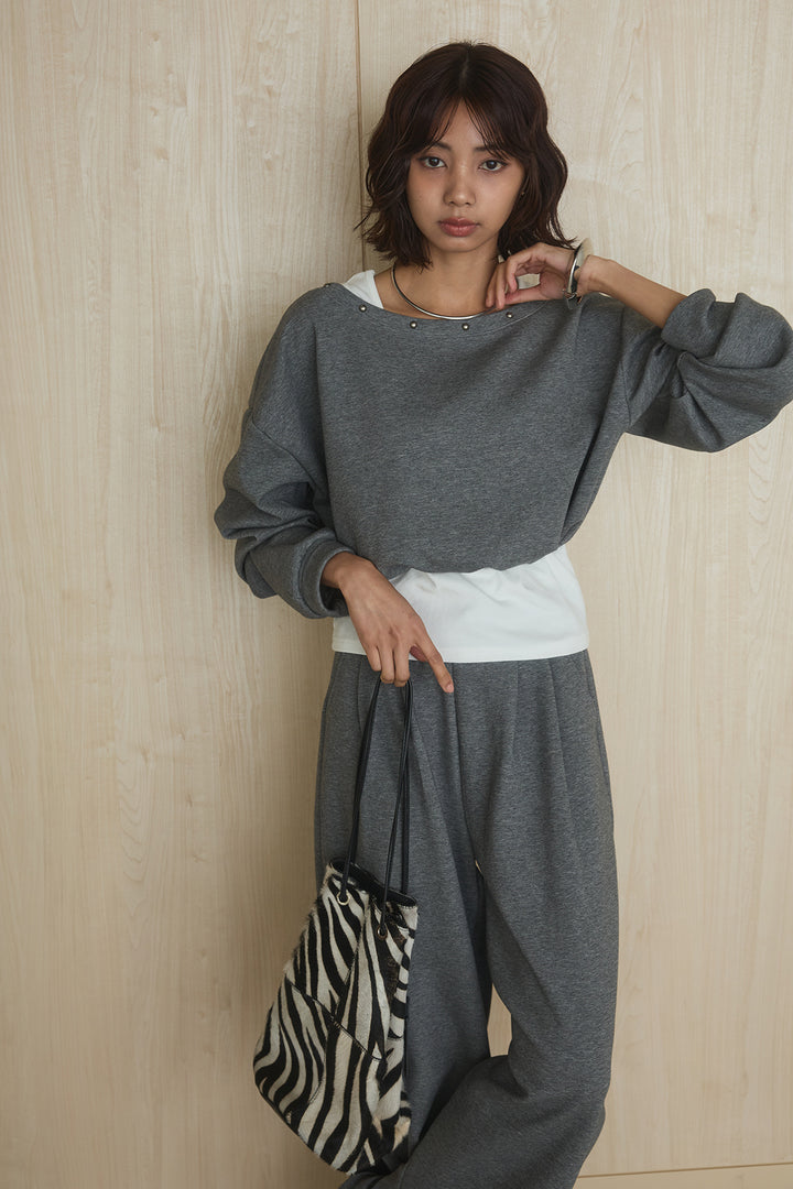 [SET]レイヤード見えスウェットSETUP