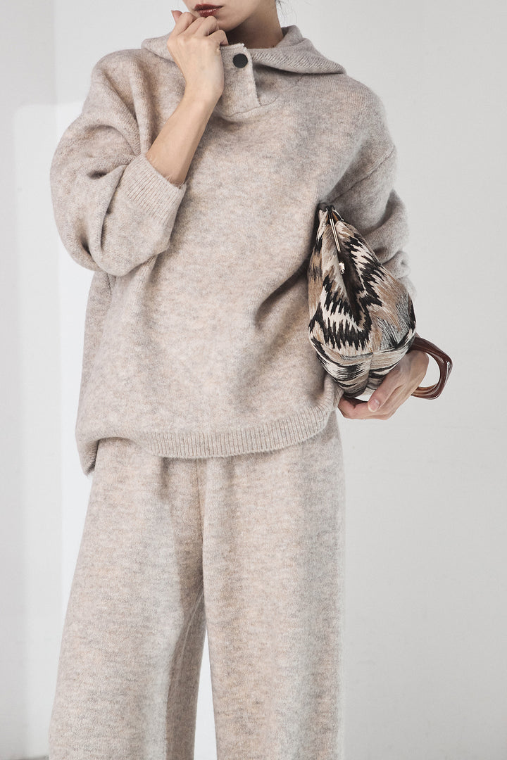 [SET]ハイネックニットフーディーSETUP