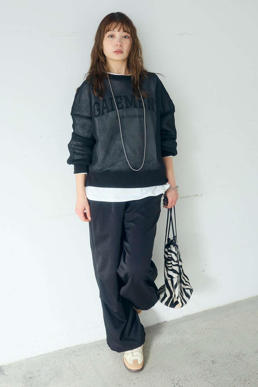 [SET]クリアダンボールプルオーバー+フロントロゴビッグプルオーバー(2set)