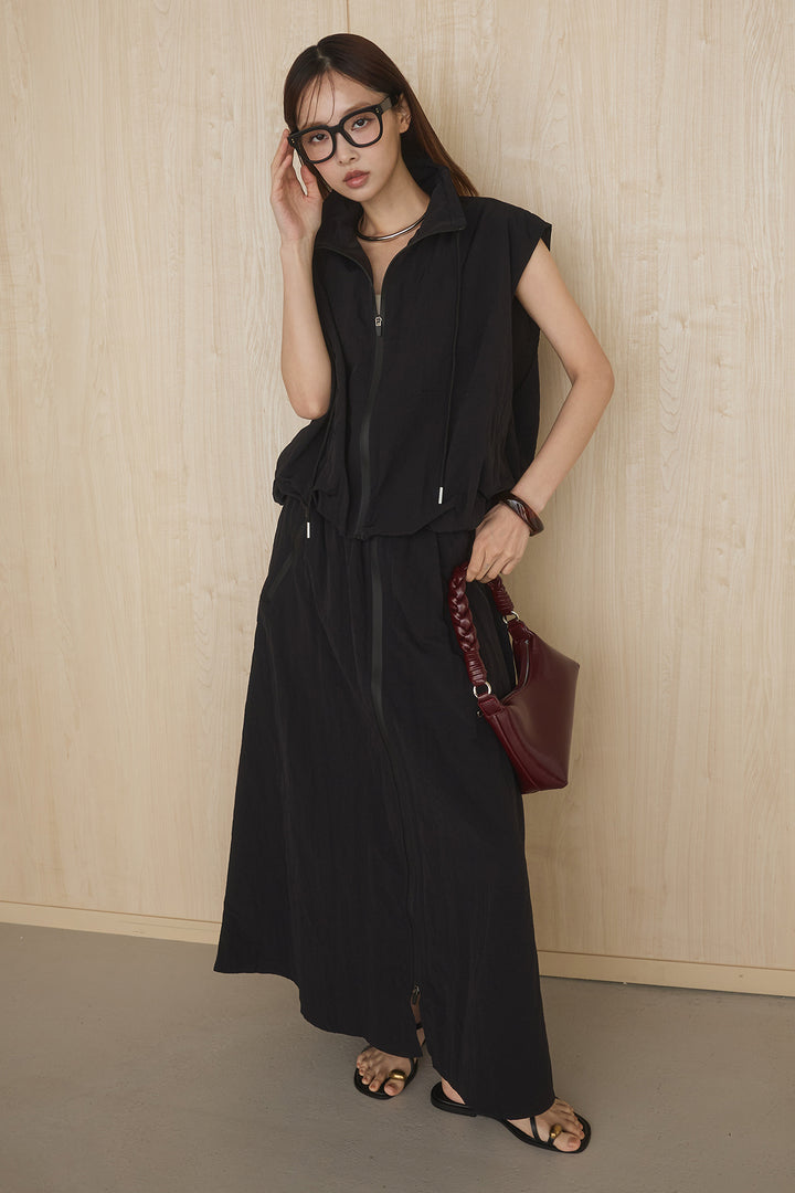 [SET]センタートリムベストスカートSETUP