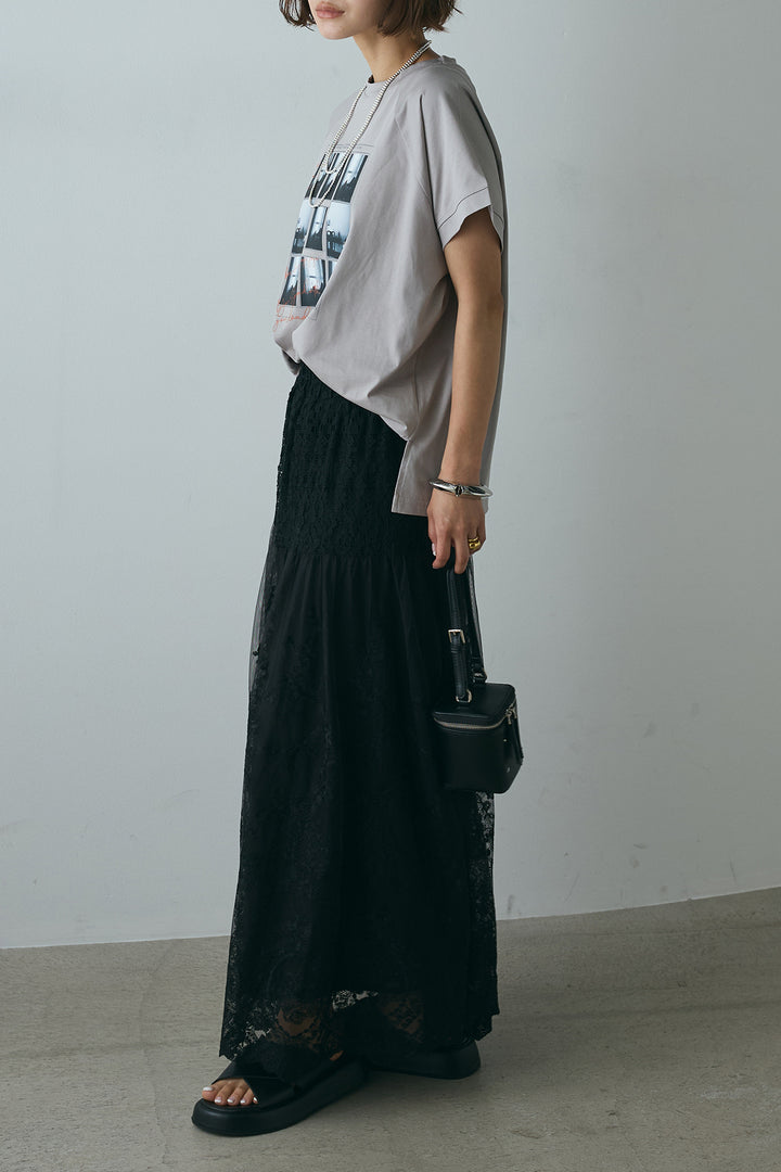 フォトプリントラグランTシャツ