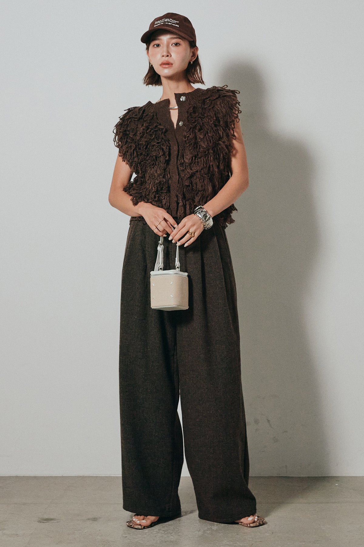 ループフリンジベストセット☆ 楽天市場】ループフリンジニットベスト レディース リエディ