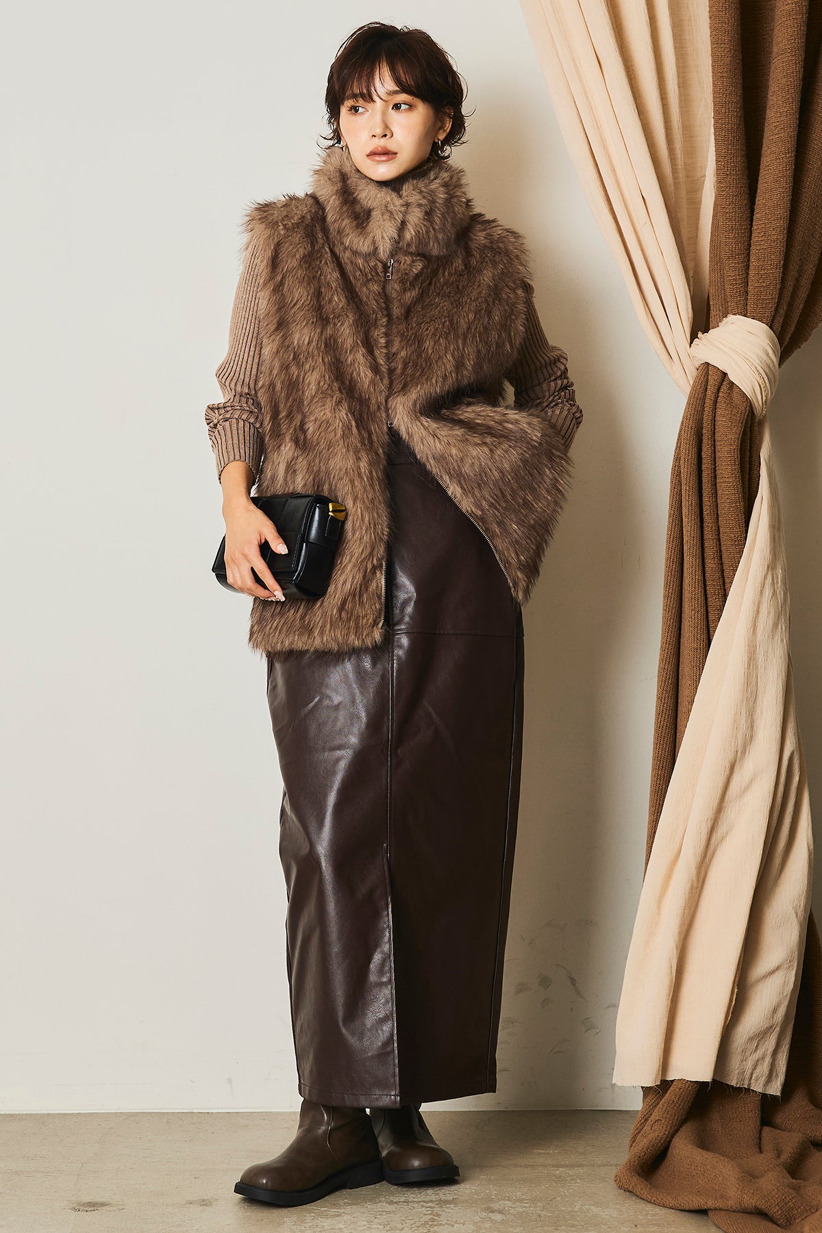 エシカ⭐︎esica リネンダブルジャケットサロペットセット♡24