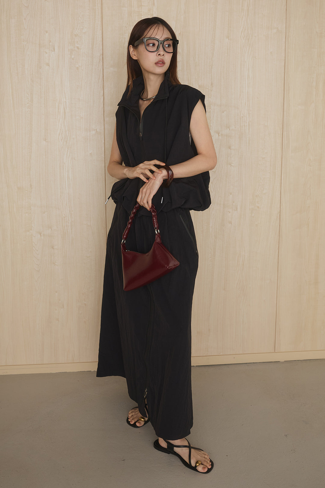 [SET]センタートリムベストスカートSETUP