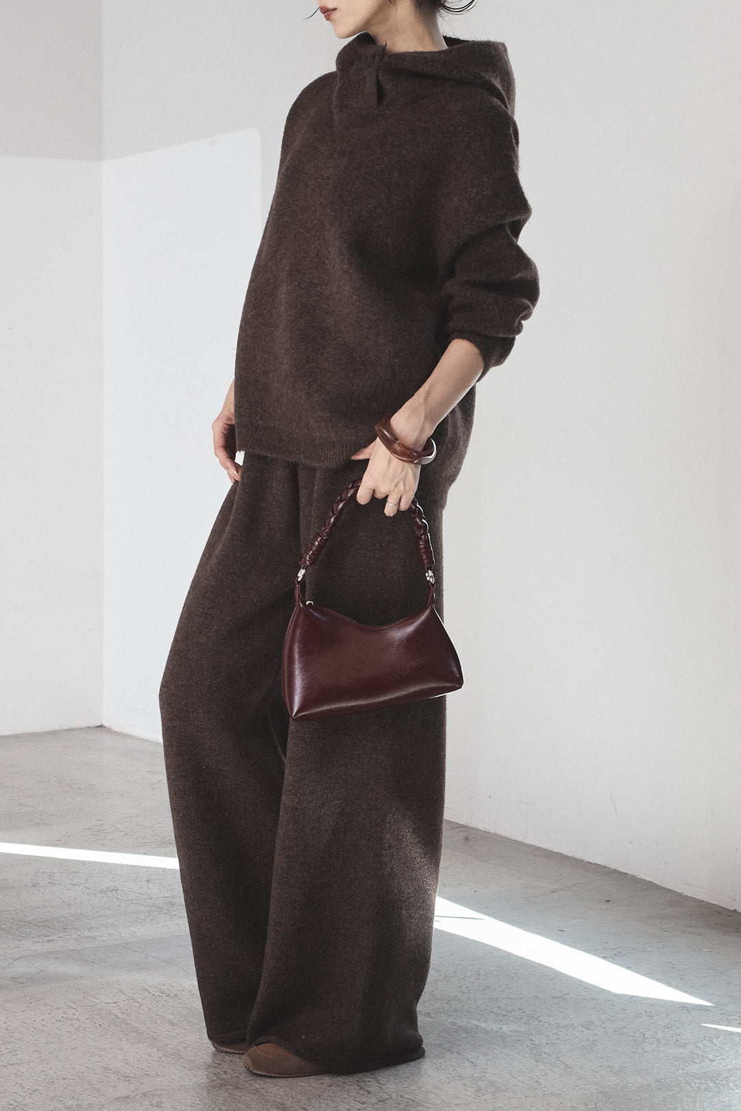 [SET]ハイネックニットフーディーSETUP