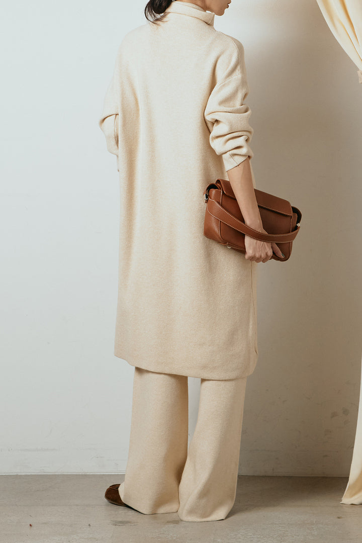 [SET]裾アシンメトリーニットSETUP