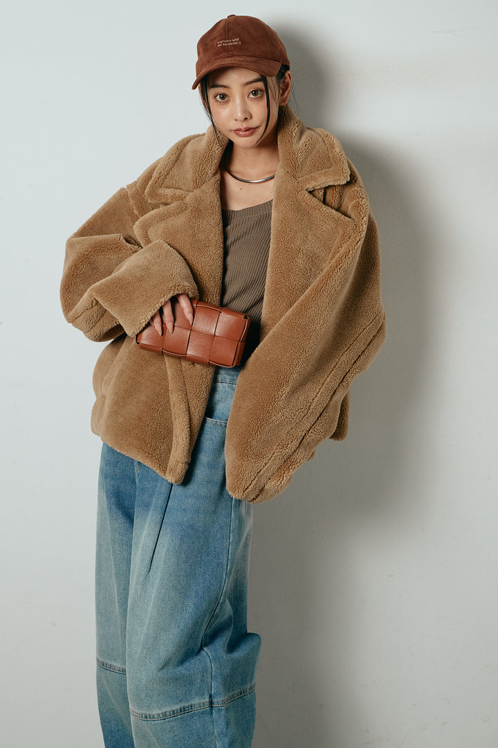 【1月上旬発送】テディボアショートジャケット