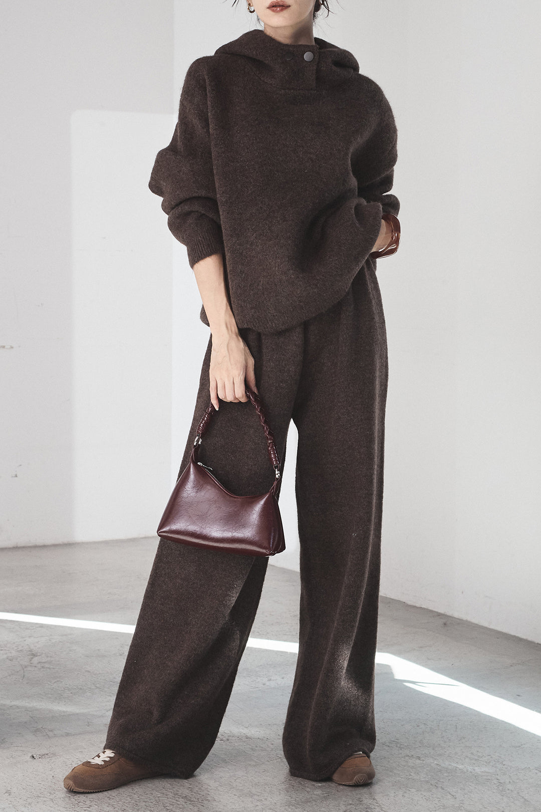 [SET]ハイネックニットフーディーSETUP