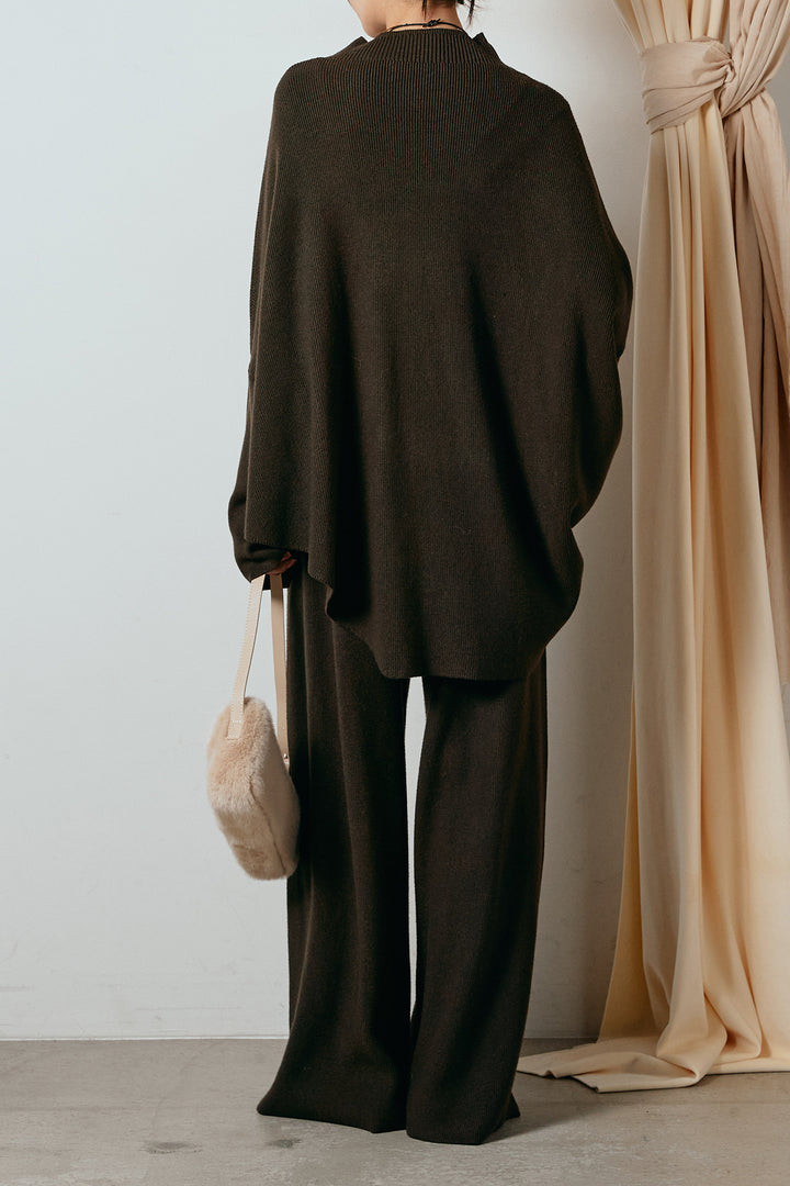 [SET]ポンチョシルエットニットSETUP