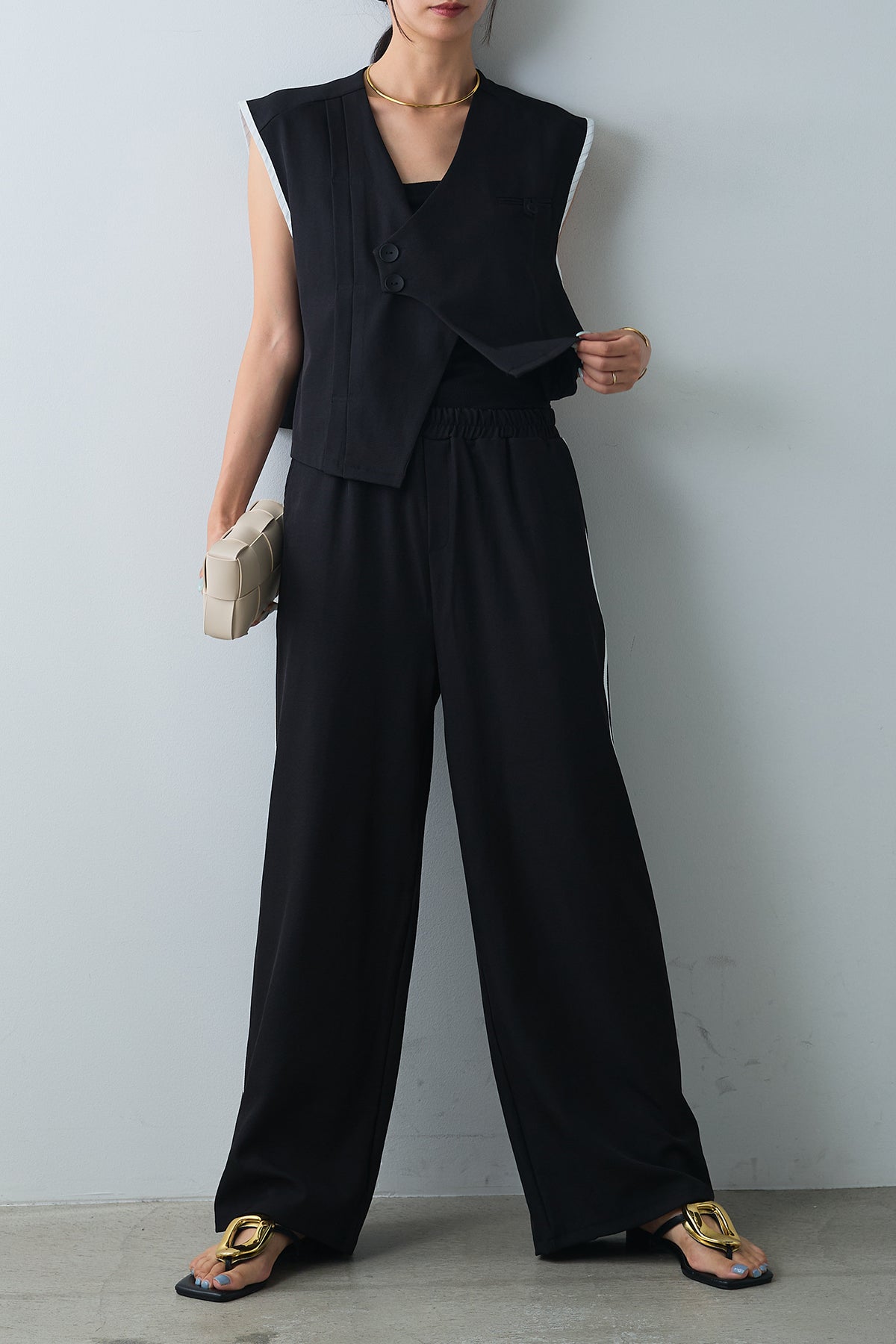 美品✨ワイズ アシンメトリー ニットパンツ リネン 麻 ブラック L相当 楽天市場】タックワイドパンツ レディース ボトムス 秋 冬 春