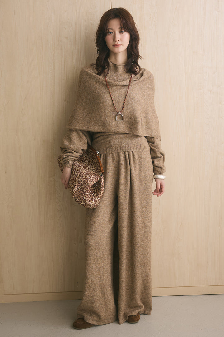 [SET]ドレープオフショルニットSETUP