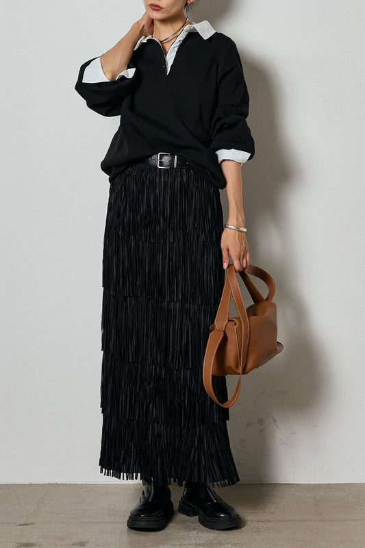 Sono 襟付き トップス 半袖　S242BV032 Sono 襟付き トップス 半袖