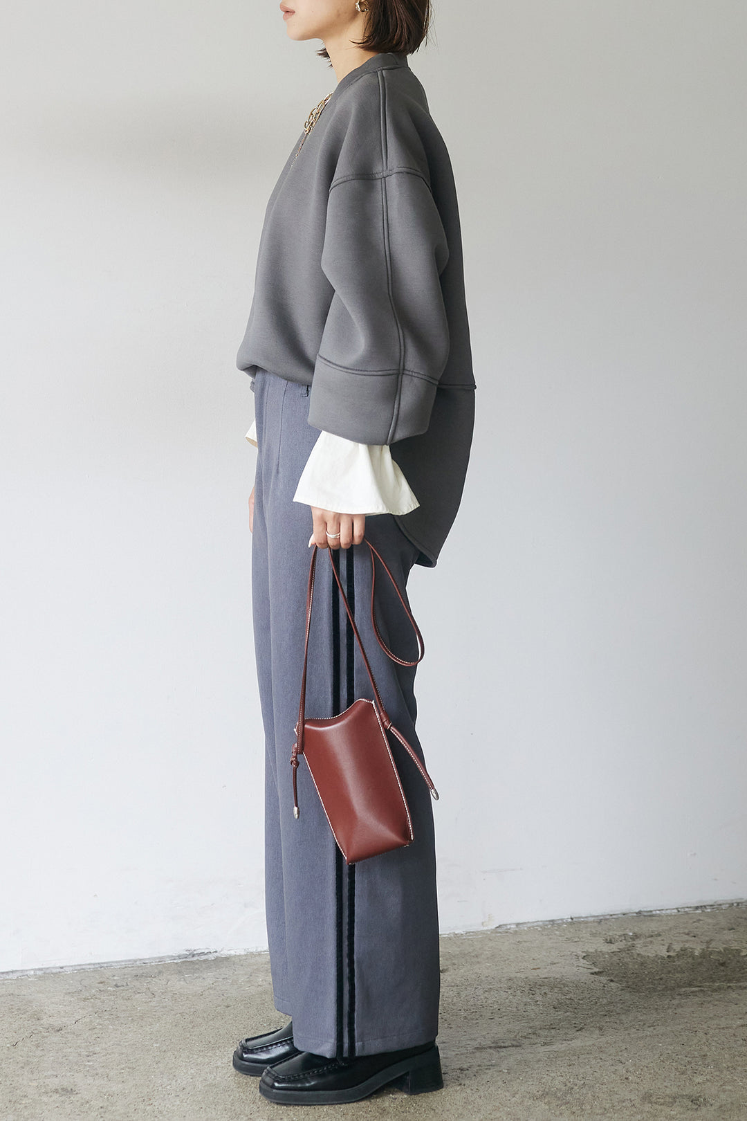 【即納】リブブロードドッキングプルオーバー