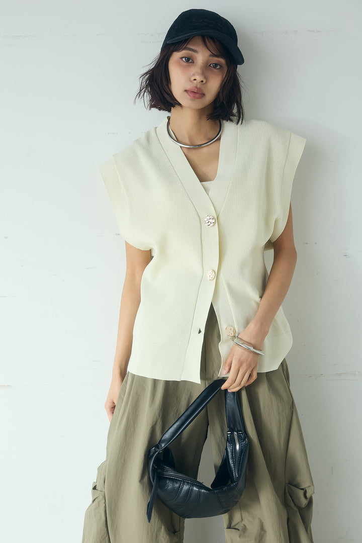 [SET]ポリウーリーメタルボタンベスト+ドライタフタタックバレルパンツ(2set)