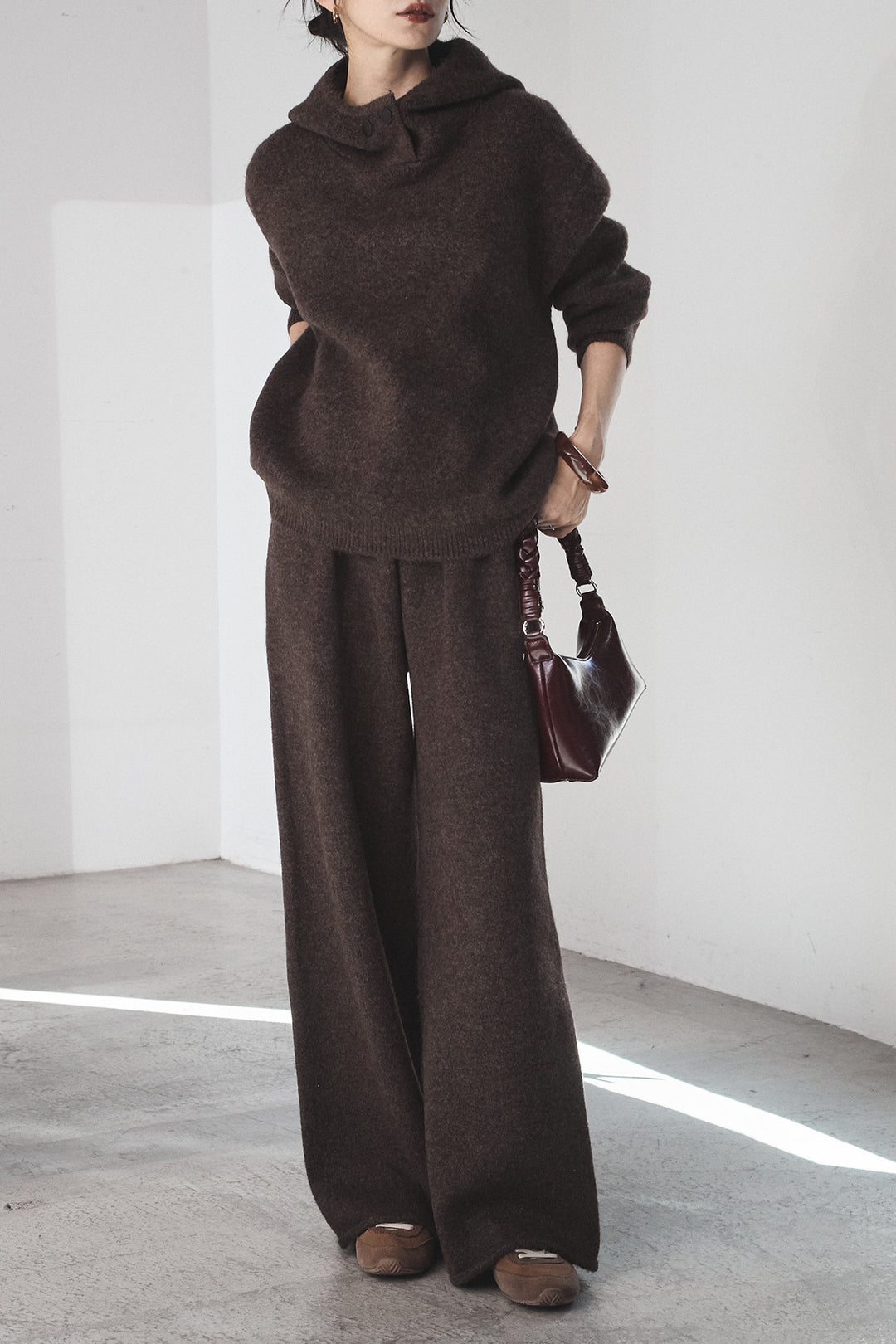 [SET]ハイネックニットフーディーSETUP