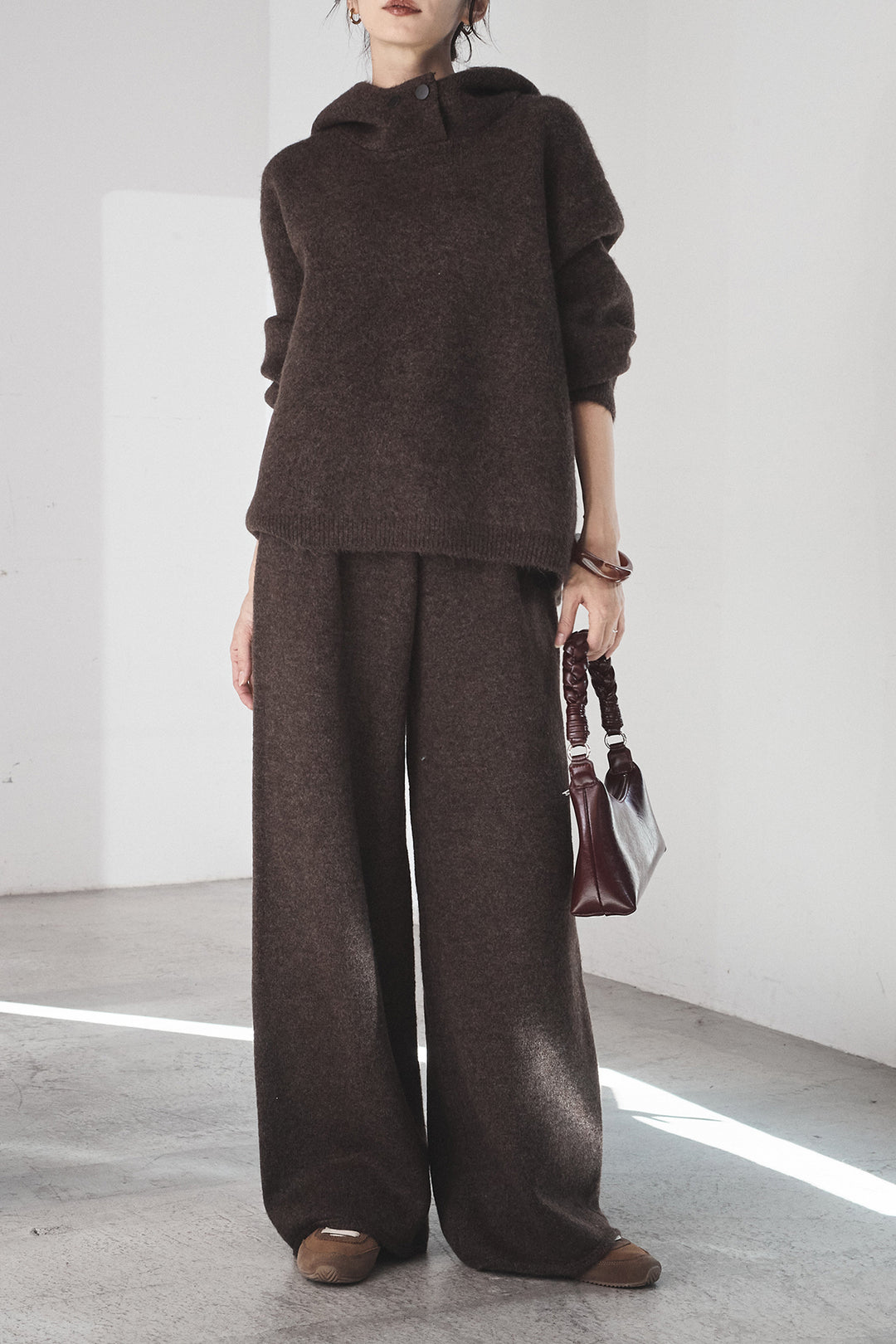 [SET]ハイネックニットフーディーSETUP