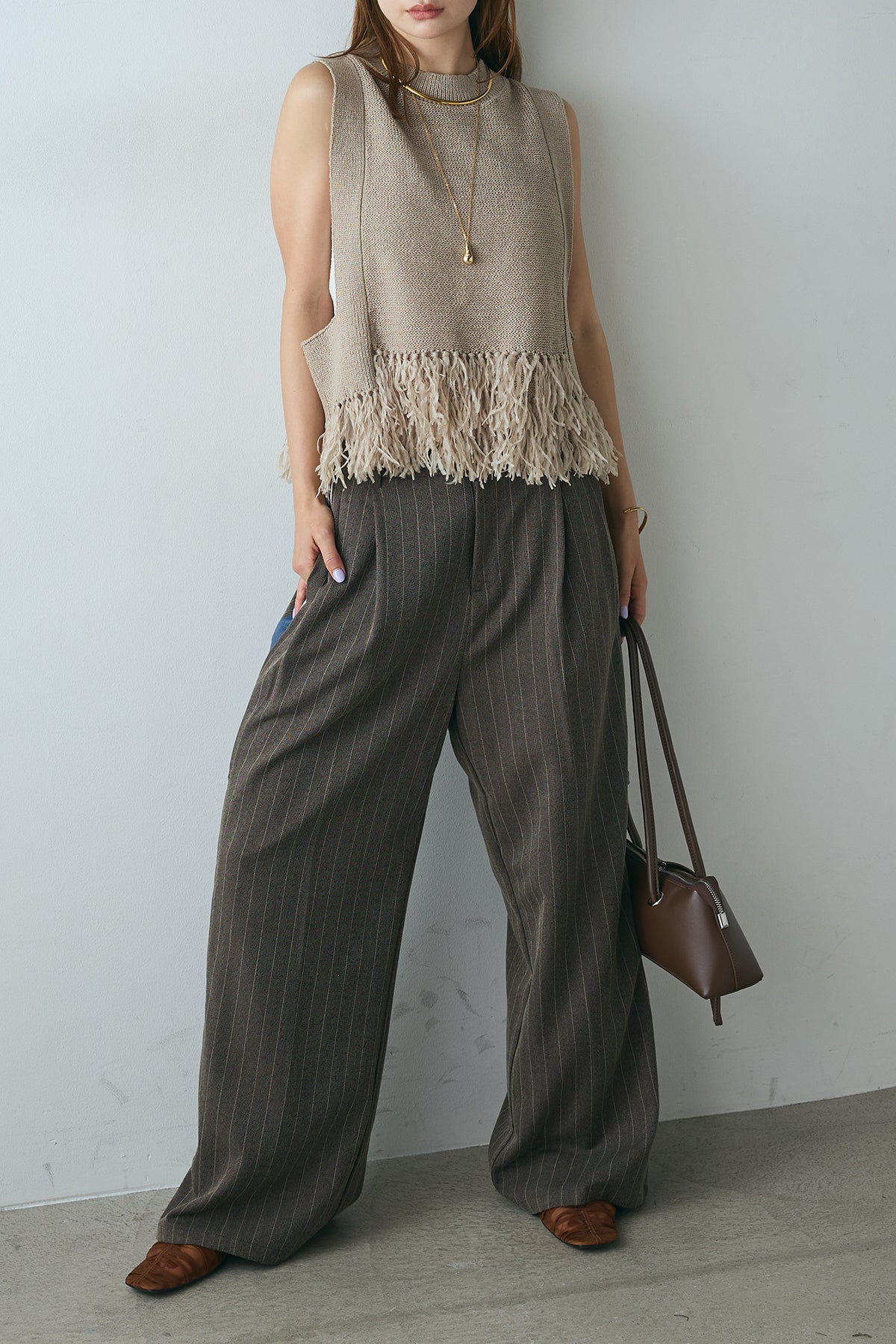 PUTUMAYO ストライプ　プリンスパンツ PUTUMAYO ストライプ プリンスパンツ