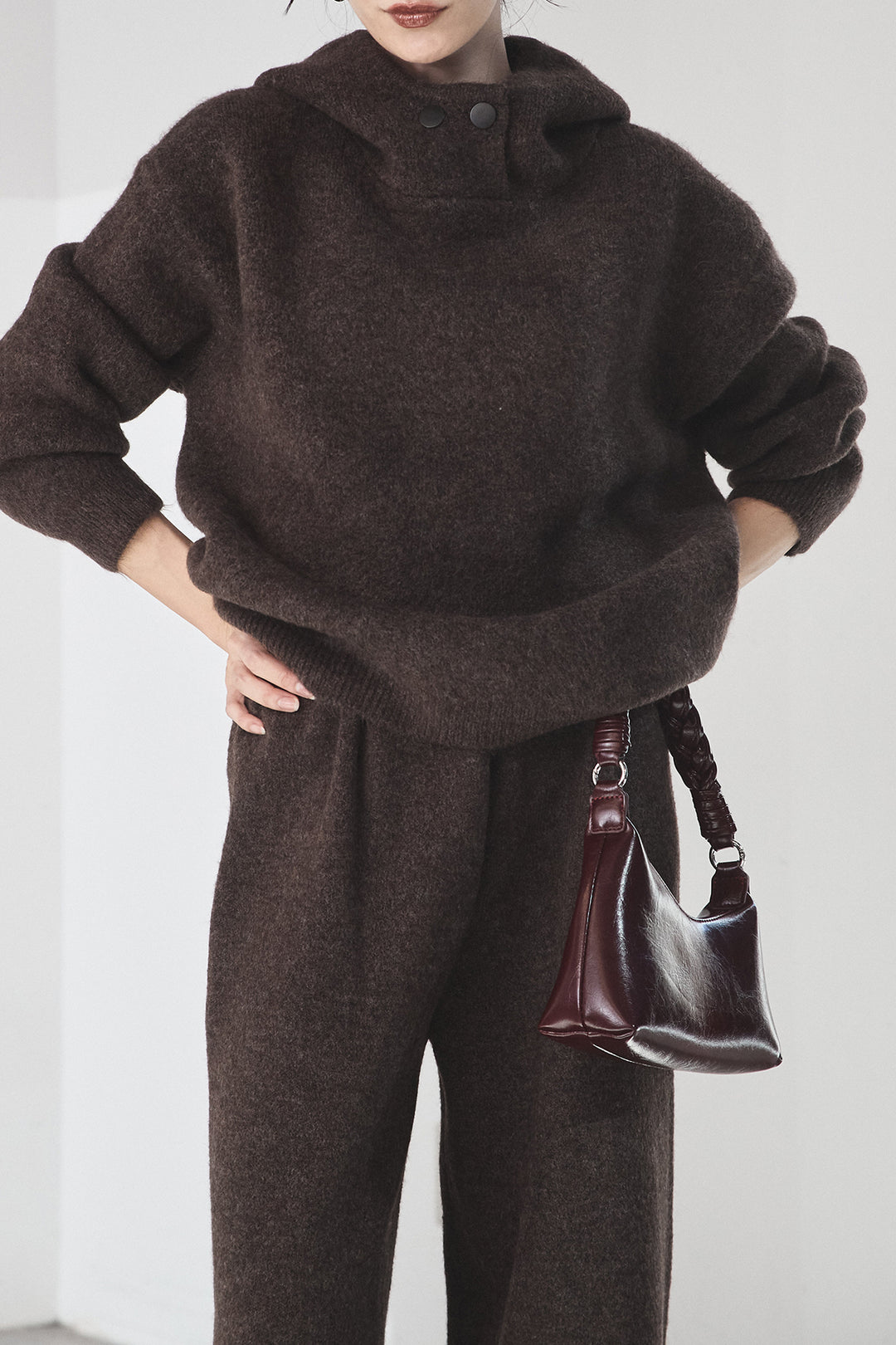 [SET]ハイネックニットフーディーSETUP