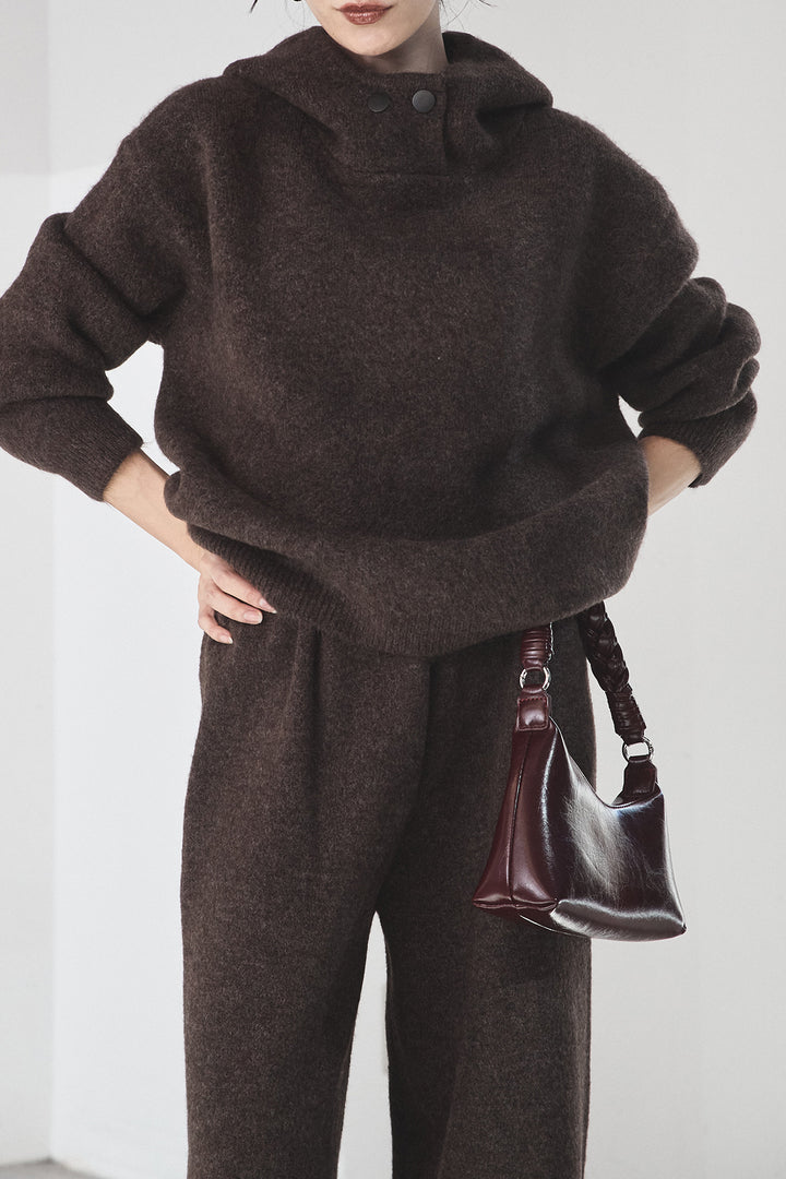 [SET]ハイネックニットフーディーSETUP