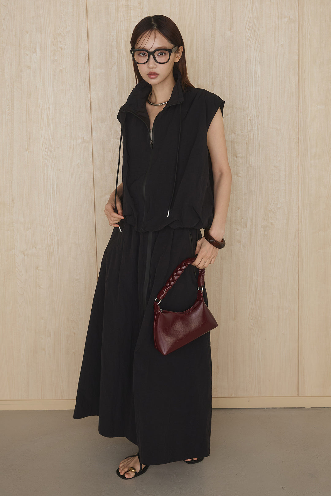 [SET]センタートリムベストスカートSETUP