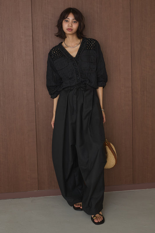 【着回しセット】[SET]異素材切替シアーメッシュカーディガン+異素材切替シアーメッシュカーディガン(2set)