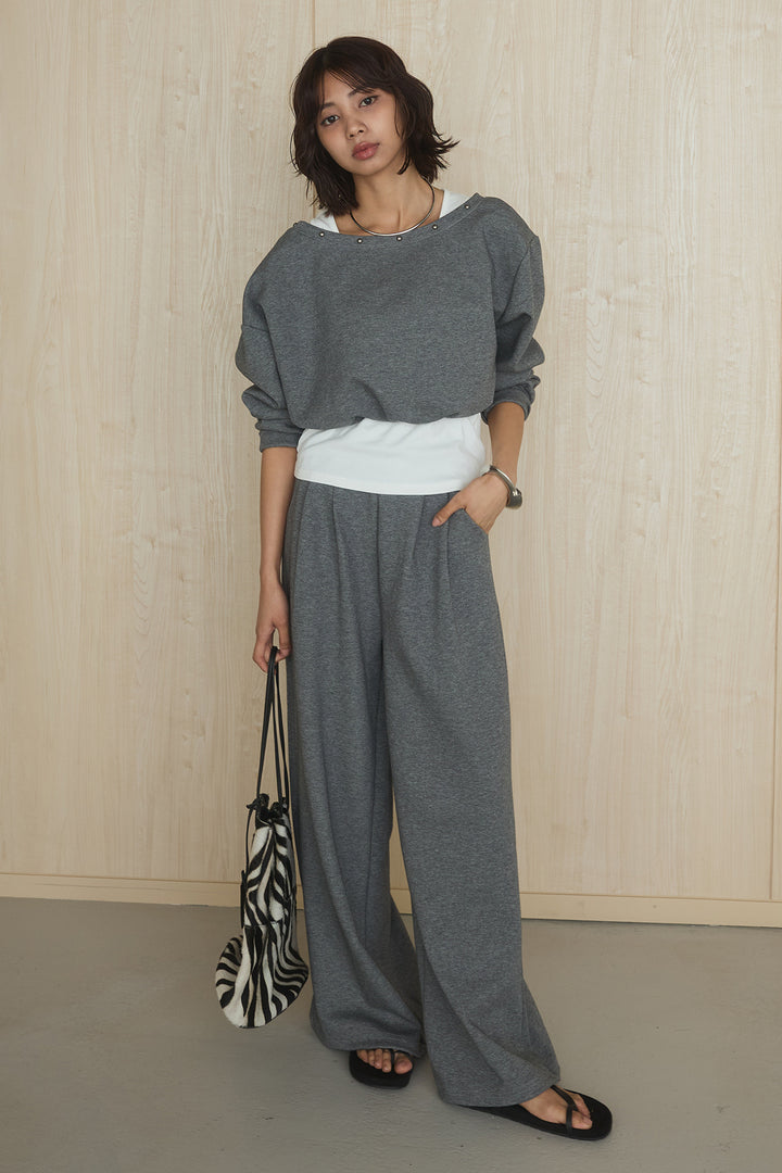 [SET]レイヤード見えスウェットSETUP