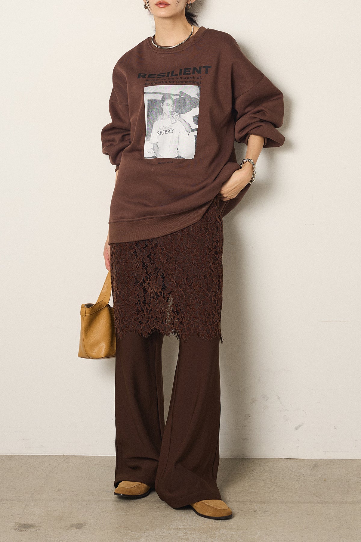 【新品】ESICA 配色ステッチロコプルオーバー スウェット ロングスカート ESICA （エシカ） | 公式/オフィシャルファッション通販サイト